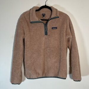 Patagonia Tan Fleece Pullover